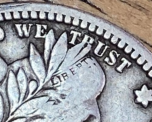 1914 barber quarter dollar in VERY FINE condition