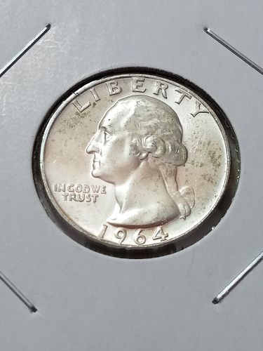 1964 D Washington Silver Quarter