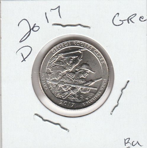 2017  D  GEORGE RODGERS CLARK  -  AMERICA THE BEAUTIFUL  -  QUARTER