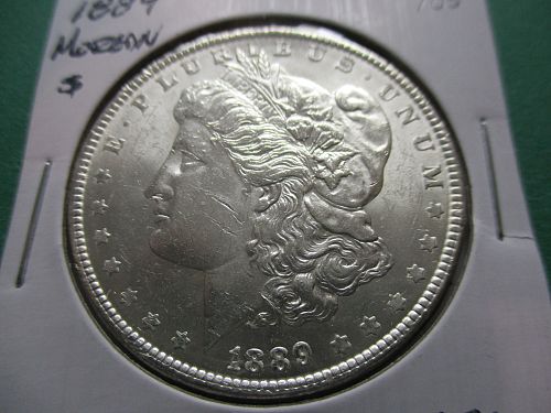 1889  MS62 Morgan Dollar.  Item: DM 89-46.