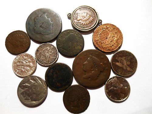 *Group of 13* Lower Priced Vintage Coins including (3) Silver