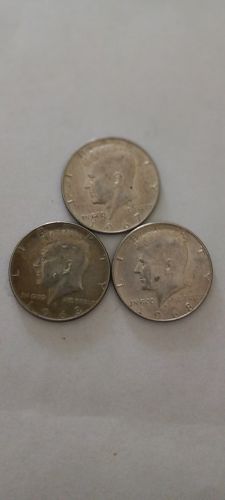 1-1967.  2-1968 Kennedy Half Dollars 40% Silver