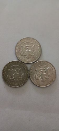 1-1967.  2-1968 Kennedy Half Dollars 40% Silver