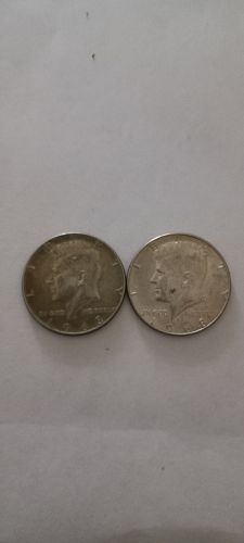 1-1967.  2-1968 Kennedy Half Dollars 40% Silver