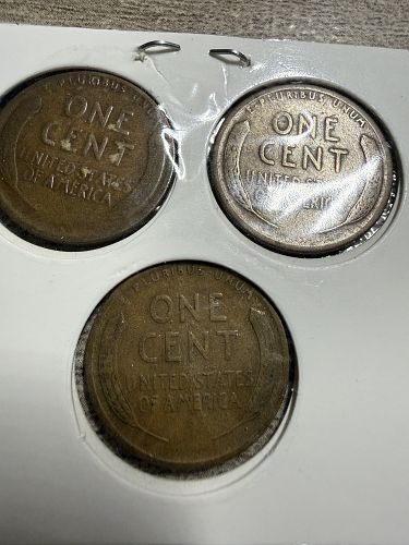 1920 P-D-S Lincoln Wheat Cents