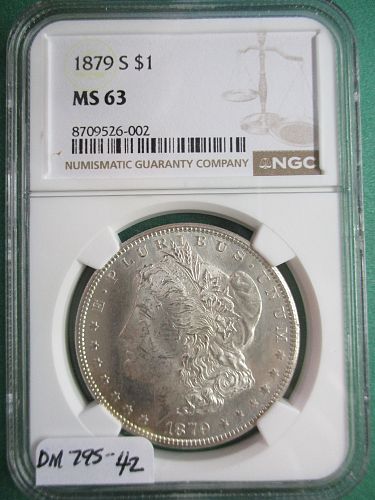 1879 S Morgan Dollar Reverse of 1879 Coin Value, Prices & Info