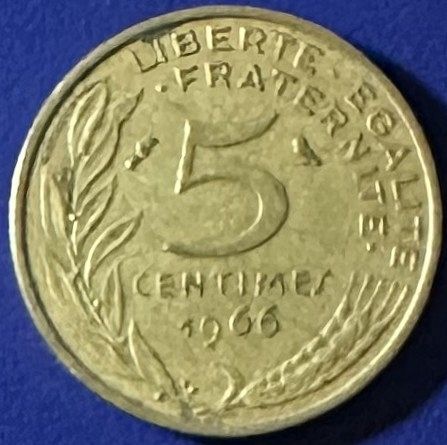 France - 1966 - 5 Centimes [#3]