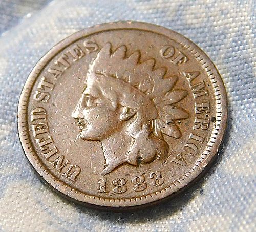 1883 INDIAN HEAD CENT,