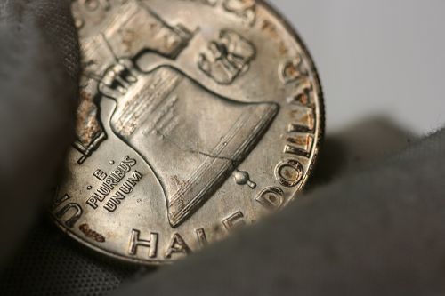 1954-D Franklin Half Dollar ■ GEM/BU ■ FBL 90% SILVER