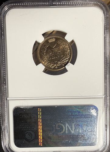1861 Indian Head Cent, MS65 NGC, (15278)