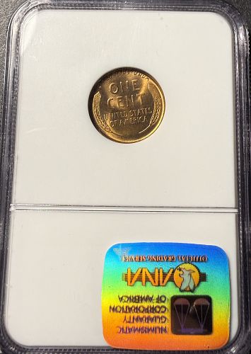 1909 Lincoln Wheat Cent, MS65RD NGC, (15370)