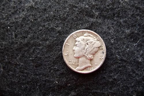 1938-S Mercury Dime