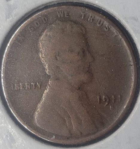 1911-S Lincoln Wheat Back VG #0074