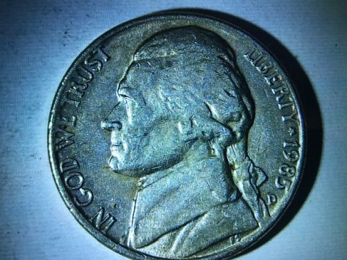 Jefferson Nickel with errors #1N11985-D    Free Shipping
