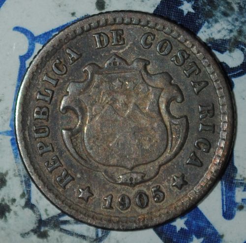 COSTA RICA 1905 5 CENTIMOS {{{C628