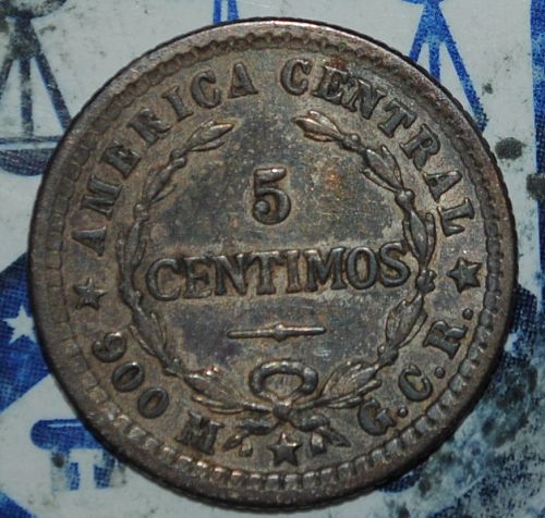COSTA RICA 1905 5 CENTIMOS {{{C628