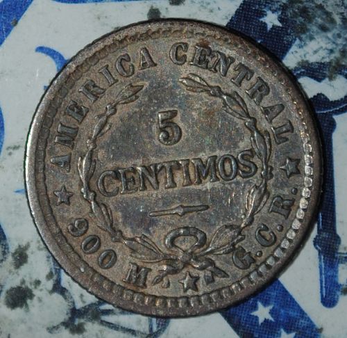 COSTA RICA 1905 5 CENTIMOS {{{C628