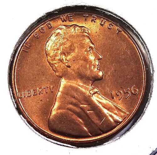 1956-P Lincoln Wheat Cent - UNC BU