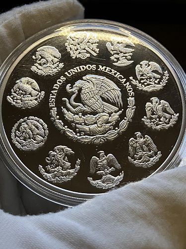 2024 Mexican Libertad 5 oz Silver Proof .999 Onza &ndash; Lot of 6 (30 oz Total)