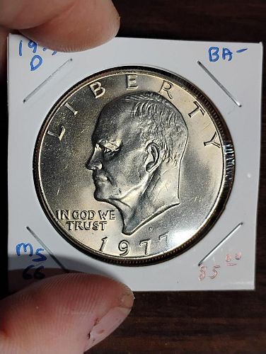 1977-D EISENHOWER DOLLAR MS-66