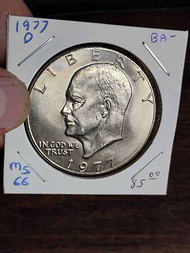 1977-D EISENHOWER DOLLAR MS-66
