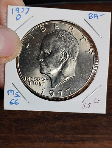 1977-D EISENHOWER DOLLAR MS-66