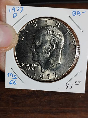 1977-D EISENHOWER DOLLAR MS-66