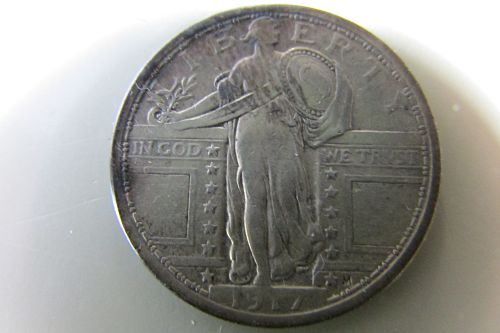 1917-P  Standing Liberty Silver Quarter (T 1)