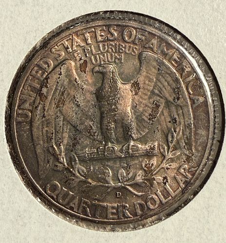 1935-D Washington Quarter, MS60+ (14760)