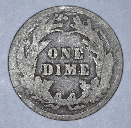 1914 P,D,S Barber Dime 3 Coin Set - 90% Silver
