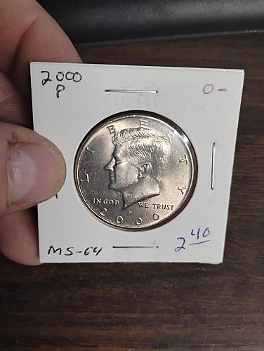 2000-P KENNEDY HALF DOLLAR MS-64