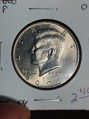 2000-P KENNEDY HALF DOLLAR MS-64