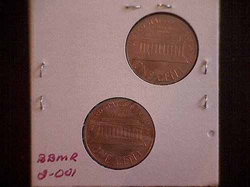 1960-P &1960-D LINCOLN MEMORIAL LARGE DATE