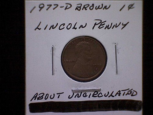 1977-D LINCOLN MEMORIAL PENNY