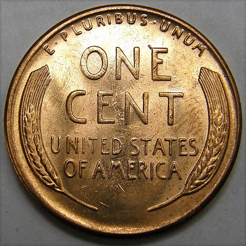 1954 S Lincoln Wheat Cent #2