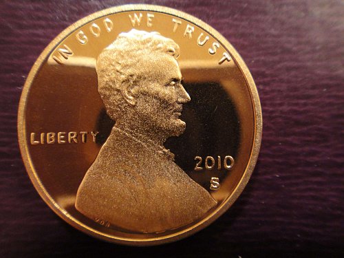 2010-S Lincoln Cent Proof-67 (SUPER GEM) RED Just As Nice As Many Slabs!