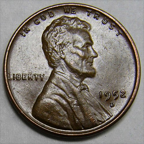 1952 D Lincoln Wheat Cent#3 - RPM-003 D/D West