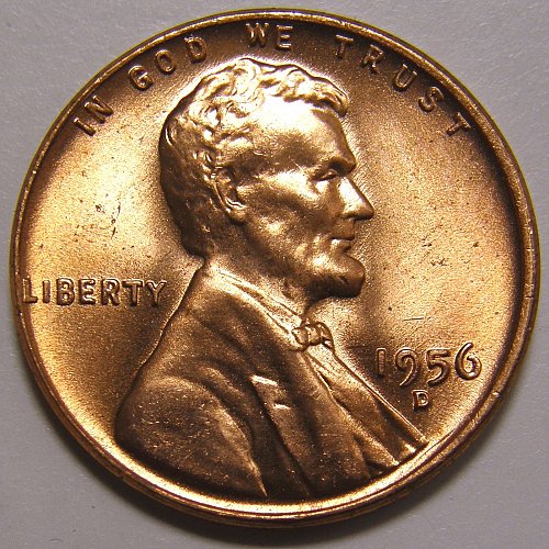 1956 D Lincoln Wheat Cent #2