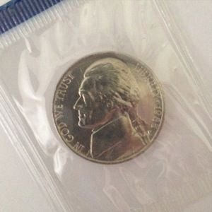 1985 P JEFFERSON NICKEL 5C  - MS / BU