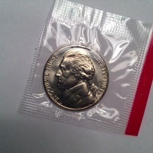 1981 D JEFFERSON NICKEL 5C - MS / BU - UNC - SIX FULL STEP - 6FS