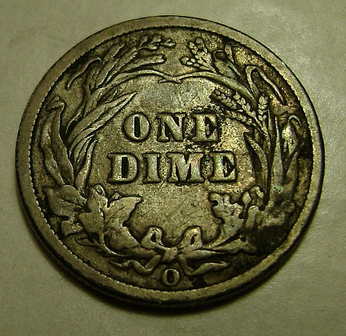 1901-O Full liberty Barber Dime Free Shipping