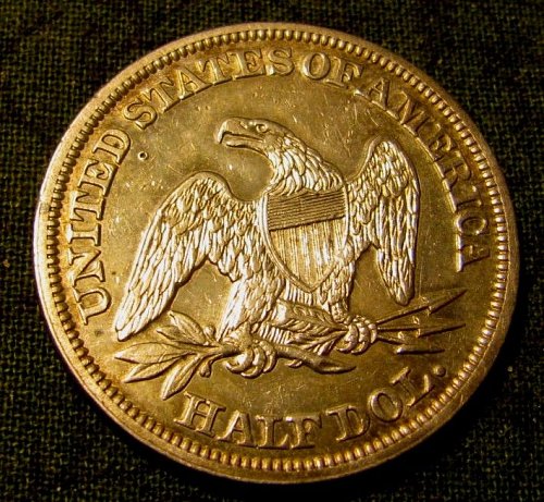 1858 P Seated Liberty half Dollar BU Special 48 hr. SALE Only/////   A-07