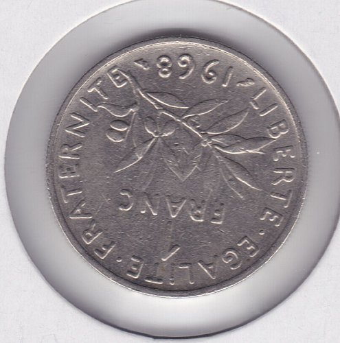 1968 France 1 Franc Coin