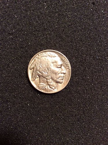 1935-p buffalo nickle