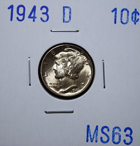 1943 D Mercury Dime