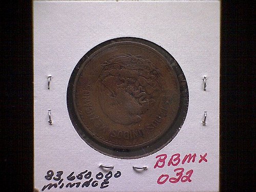 1944MO MEXICO TWENTY CENTAVOS  "WORLD WAR 11"