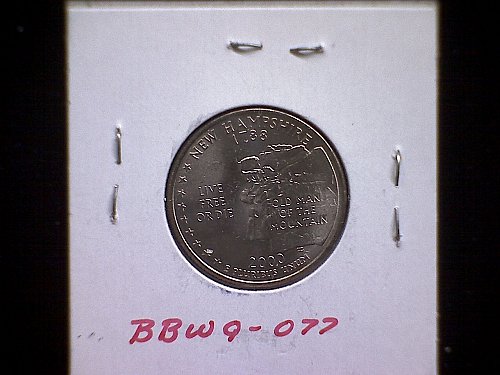 2000P NEW HAMPSHIRE 50 STATES AND TERRITORIES QUARTERS