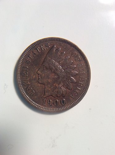 1900-p indian head penny