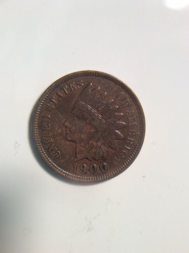 1900-p indian head penny