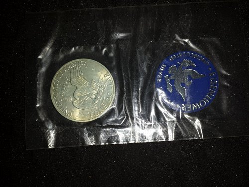 1971 S Eisenhower Uncirculated Silver Dollar